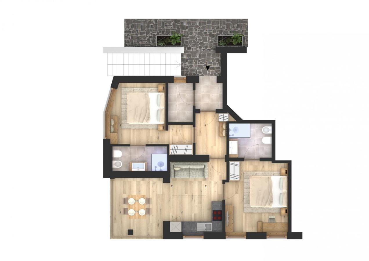Apartments Cesa Ploner Ortisei Exterior foto